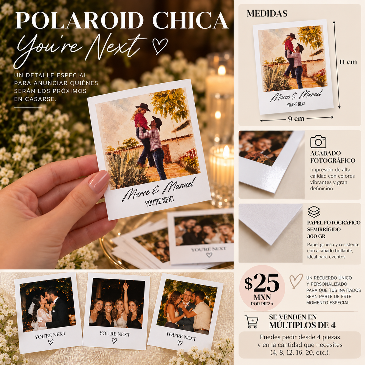 POLAROID CHICA · YOU’RE NEXT