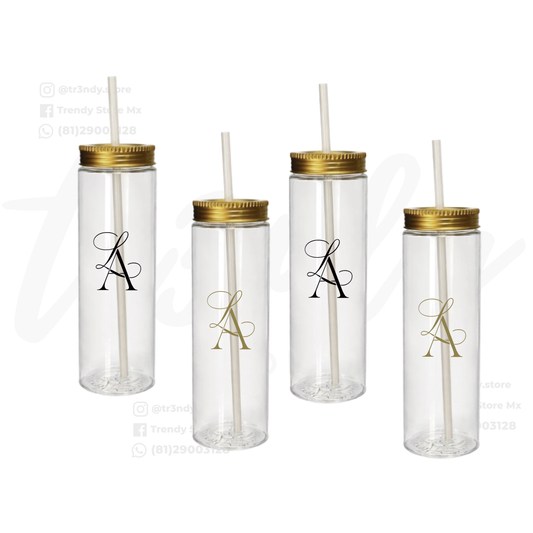 Vaso Skinny Pet Personalizado para Invitados | Eventos & Bodas