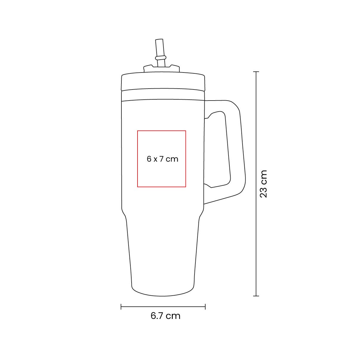 Vasos para Novios 850 ml con Agarradera | Grabado Láser