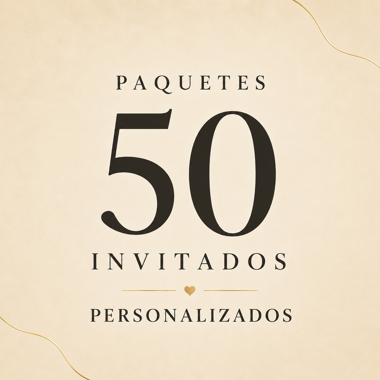Paquetes Boda 50 Invitados