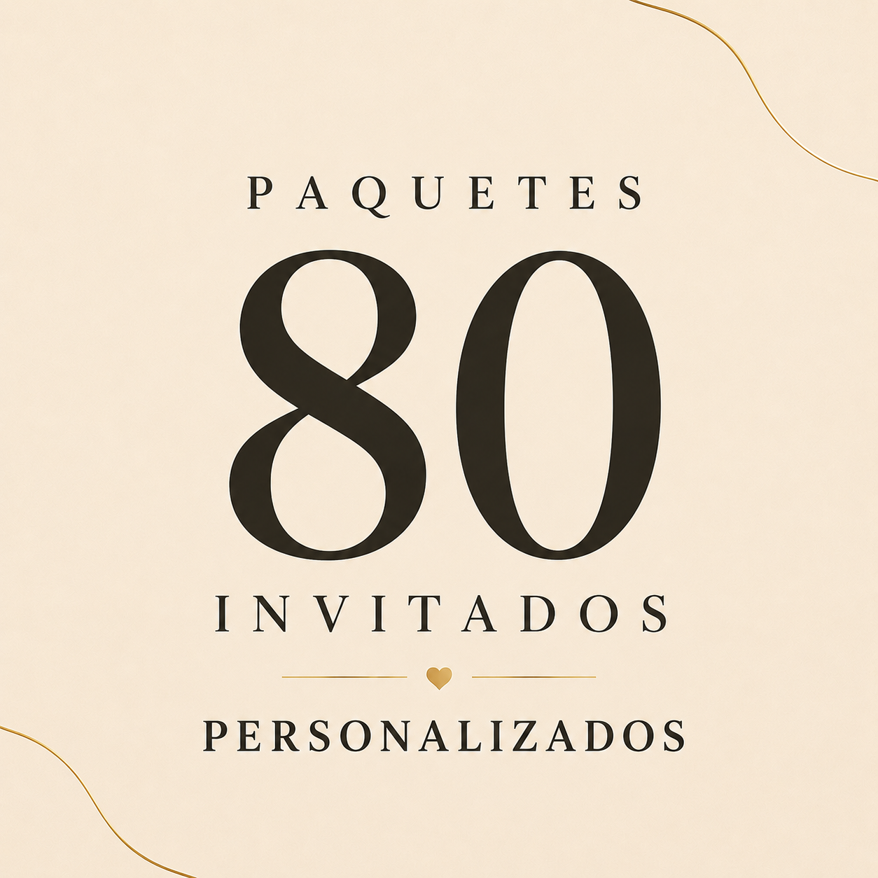 Paquetes Boda 80 Invitados