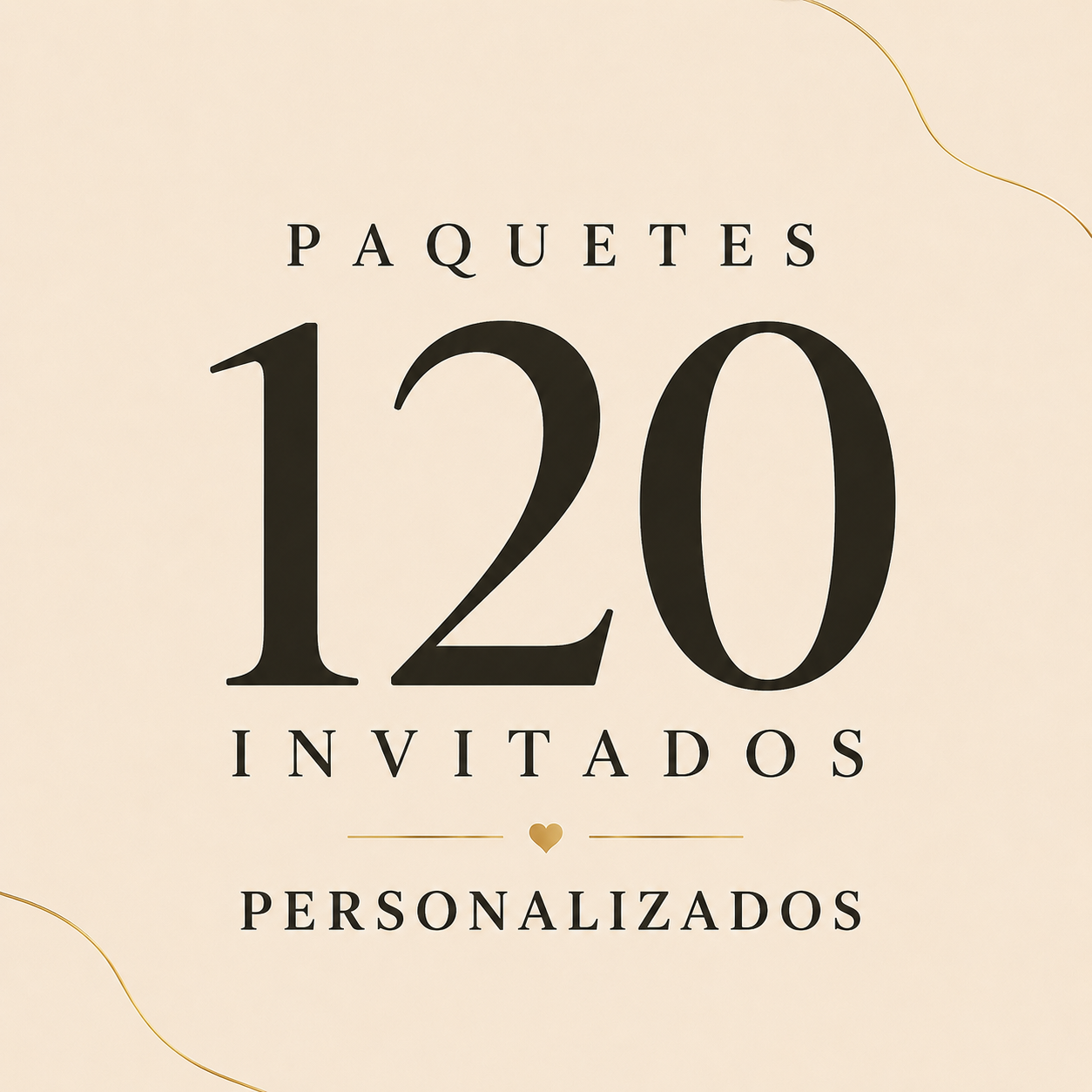 Paquetes Boda 120 Invitados
