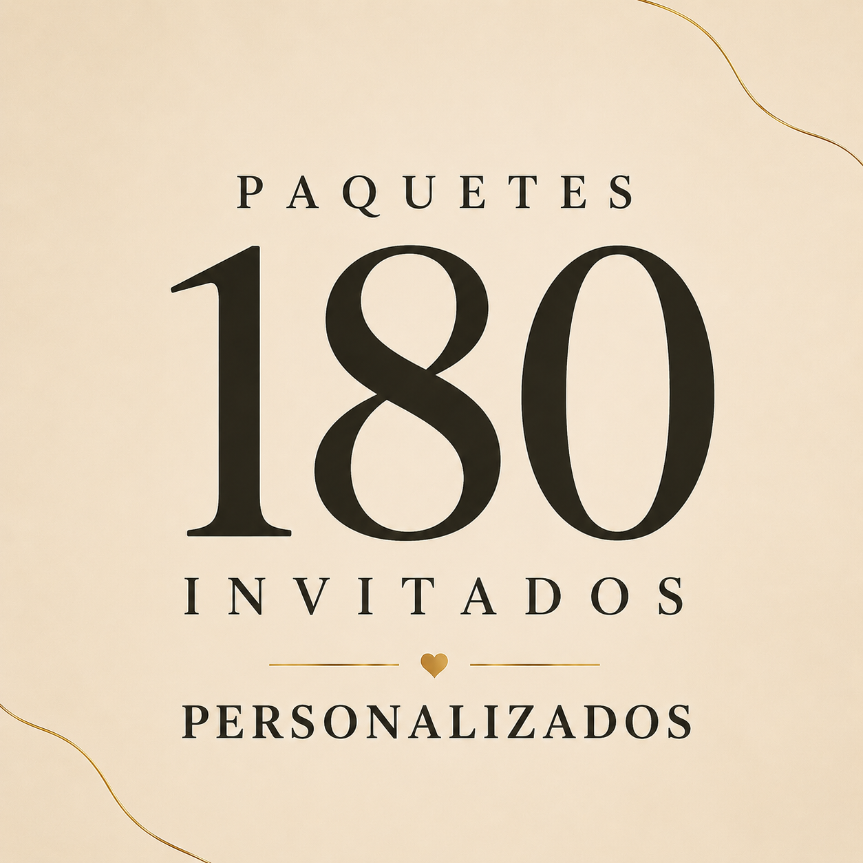 Paquetes Boda 180 Invitados