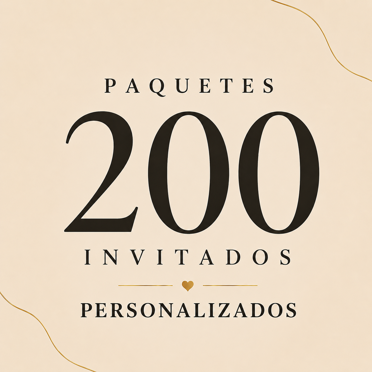 Paquetes Boda 200 Invitados