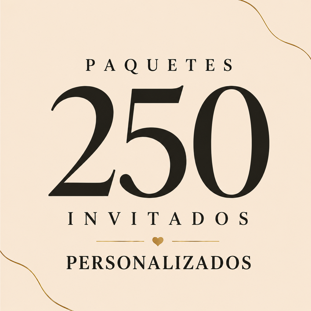 Paquetes Boda 250 Invitados