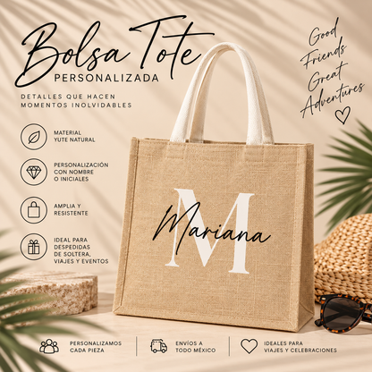 Bolsa de Yute Personalizada | Para Despedida de Soltera y Eventos