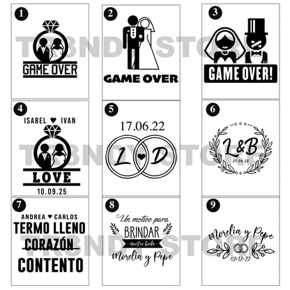 Paquete Integral para Boda | 100 Invitados · Vaso Drinking + Pantunflas