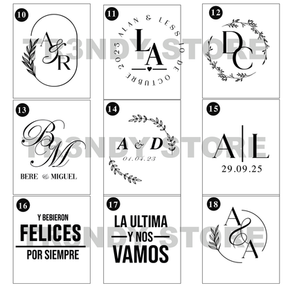 Paquete Integral para Boda | 100 Invitados · Vaso Drinking + Pantunflas