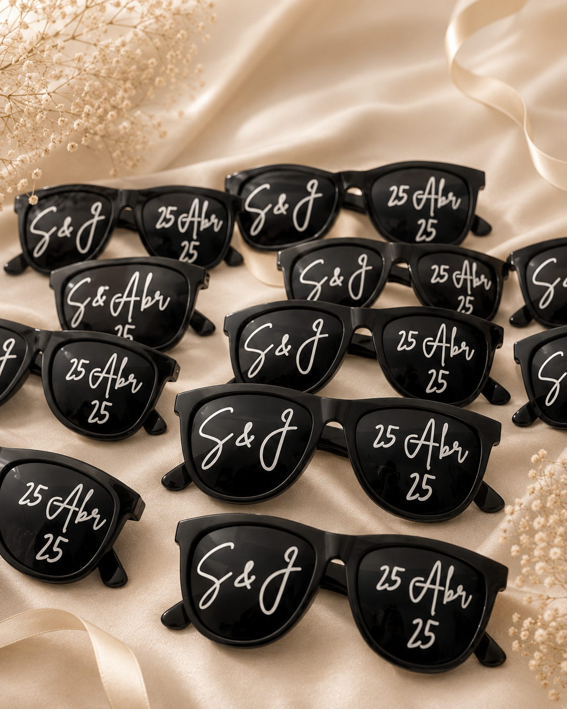 😎 Lentes Personalizados para Boda 💍
