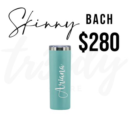 Vaso Skinny 20 oz Despedida de soltera | Personalizado con Grabado Láser