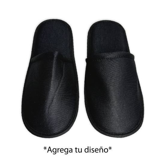 Pantuflas Satinadas Cerradas para Boda 💍 | Paquetes de 120 Pares Personalizados