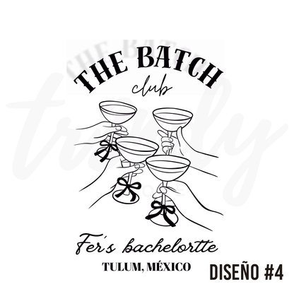 Kit Despedida de Soltera Playa “Party” | Playeras & Bolsas  Personalizados para Bride Squad