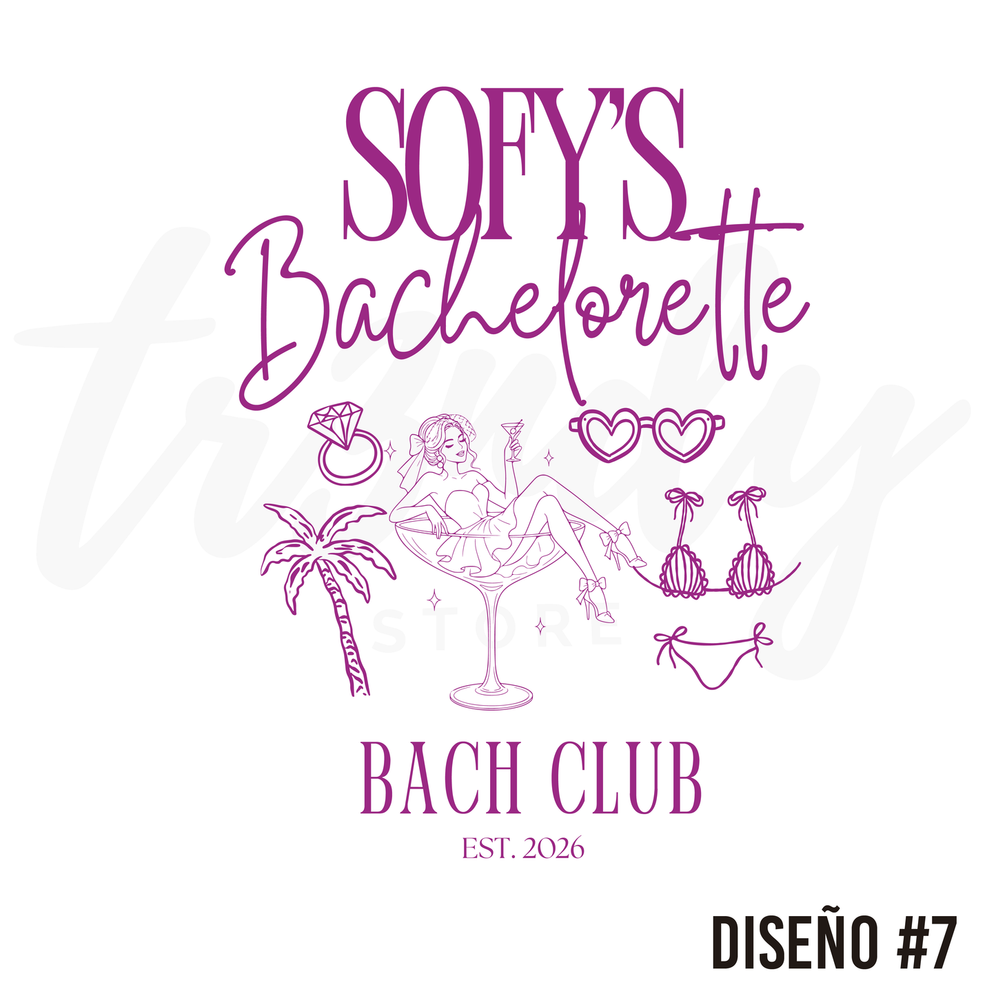 Kit Despedida de Soltera Playa “Party” | Playeras & Bolsas  Personalizados para Bride Squad