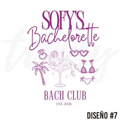 Kit Despedida de Soltera Playa “Party” | Playeras & Bolsas  Personalizados para Bride Squad
