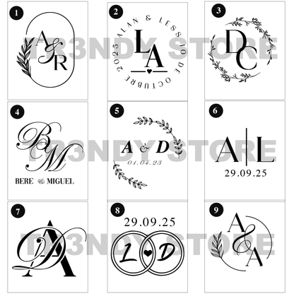 Paquete de 80 pantunflas para boda  personalizadas