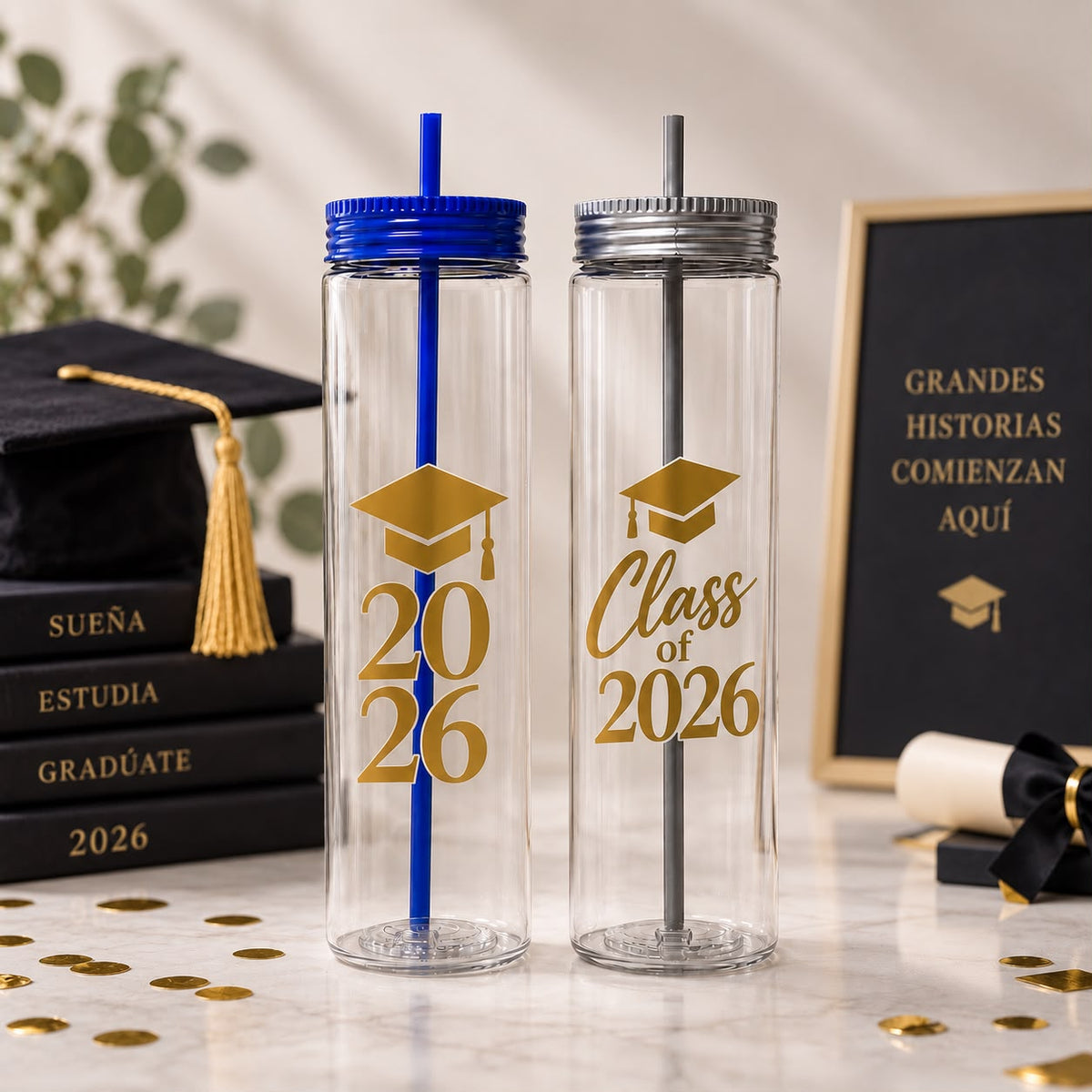 Vaso Skinny Pet Personalizado | Graduación