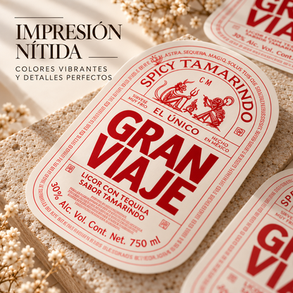 Etiquetas Personalizadas para Capitanes de Mesa- Gran Malo