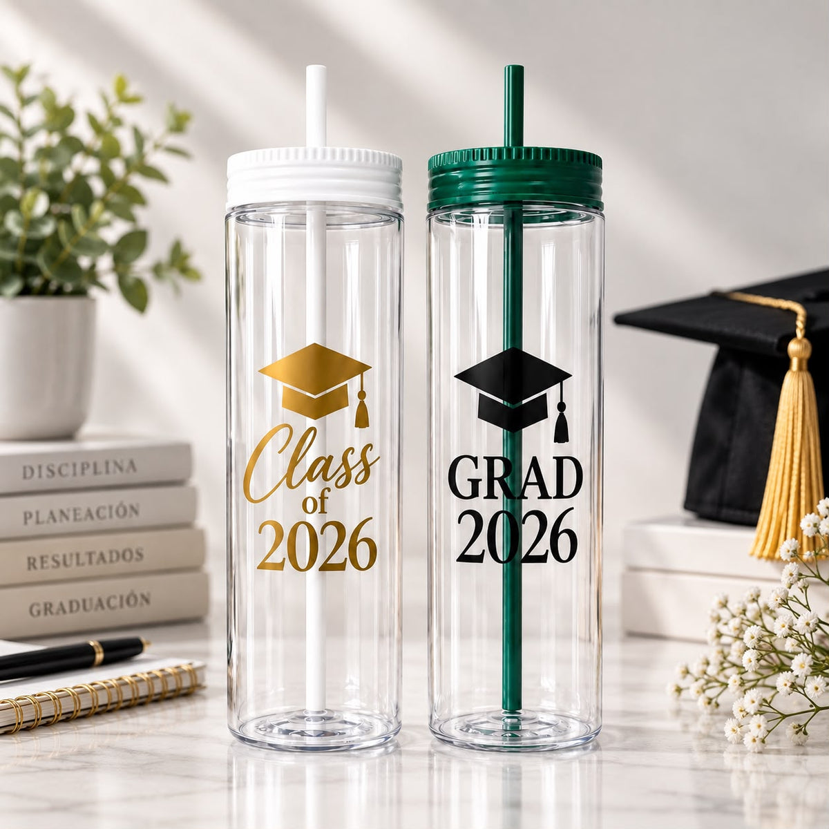 Vaso Skinny Pet Personalizado | Graduación