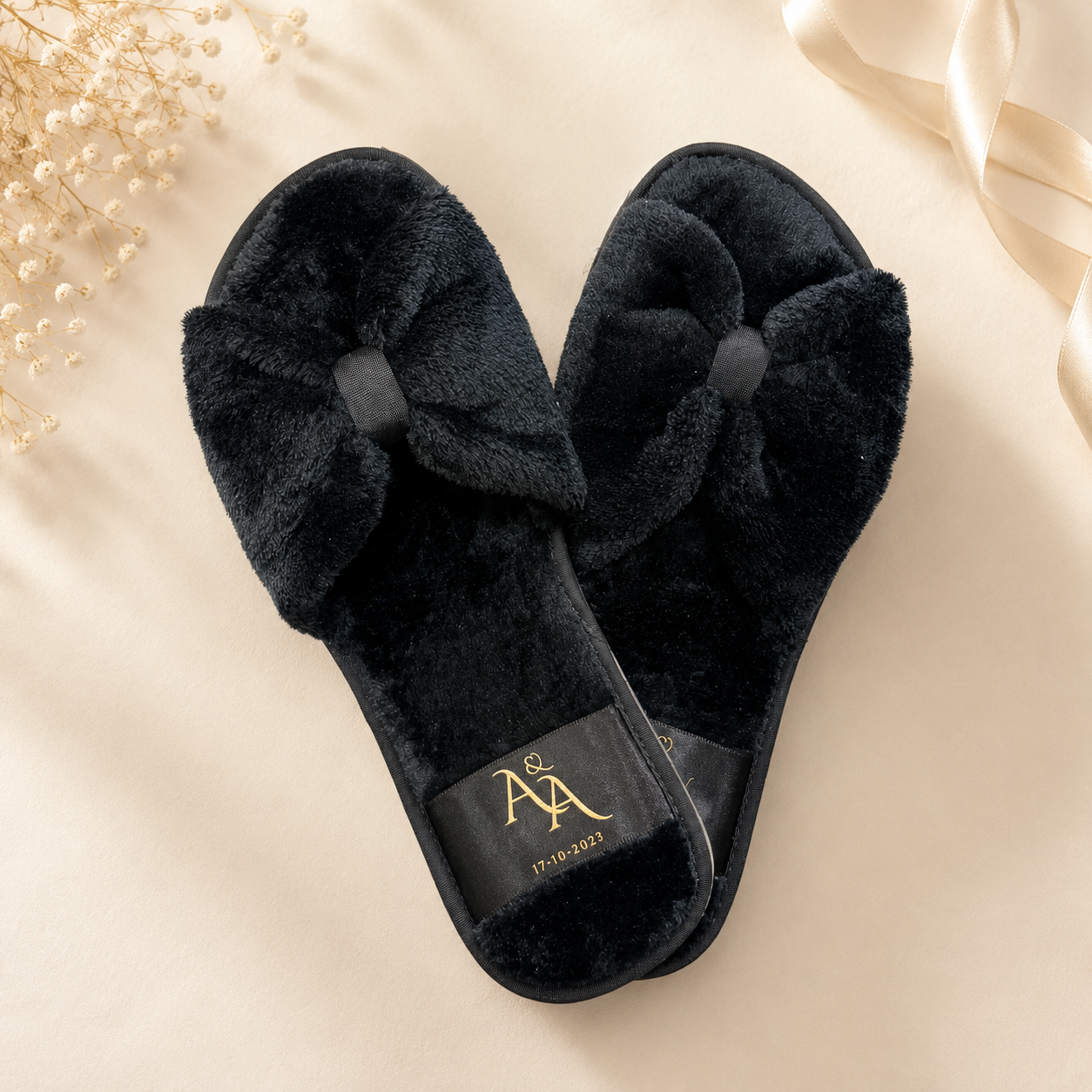 Pantuflas Premium para Invitadas Personalizadas