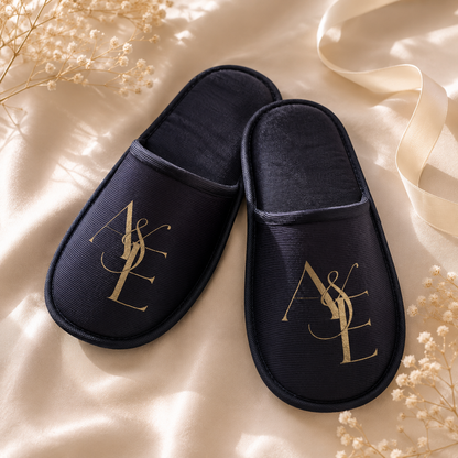 Pantuflas para Boda Personalizadas Satinadas | Tr3ndy Store