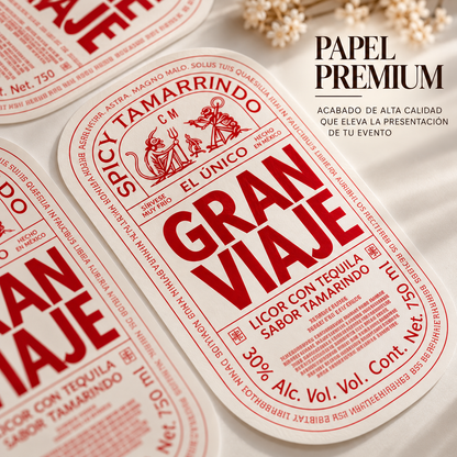 Etiquetas Personalizadas para Capitanes de Mesa- Gran Malo