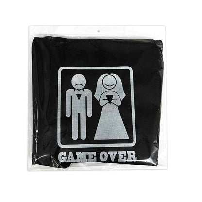 Mandiles para Boda GAME OVER Paquete 10 pzas