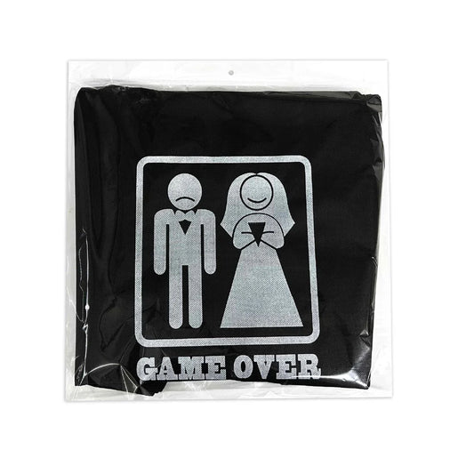 Mandiles para Boda GAME OVER Paquete 10 pzas