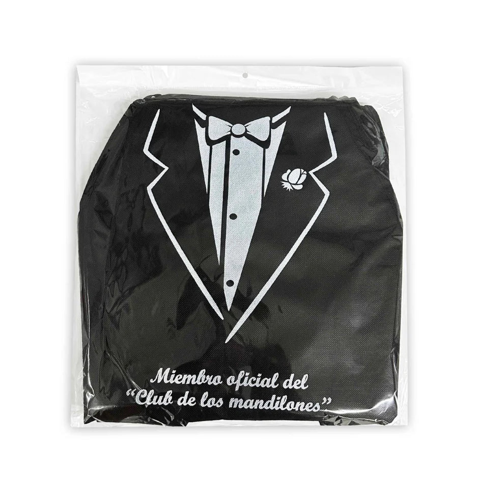 Mandiles para Boda Smoking Paquete 10 pzas