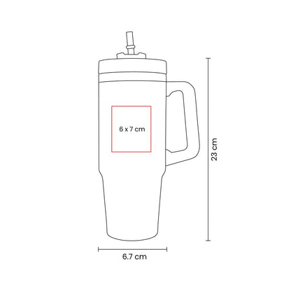 Vasos para Novios 850 ml con Agarradera | Grabado Láser