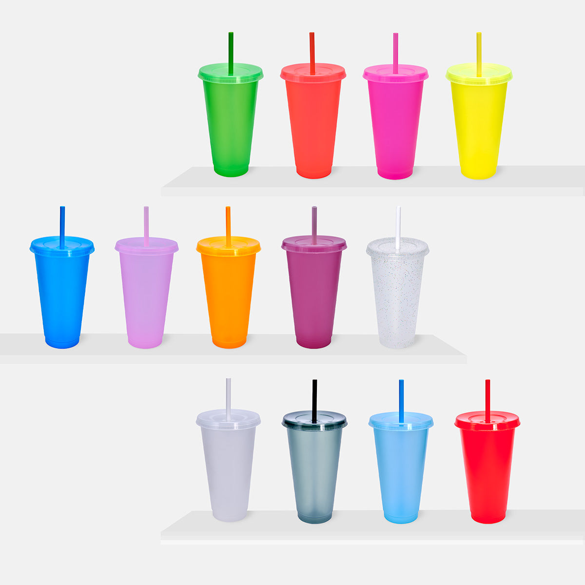 👑 Paquete Mis XV Años | 50 Invitados | Vaso Liberty 24oz + Vaso Térmico 20 oz