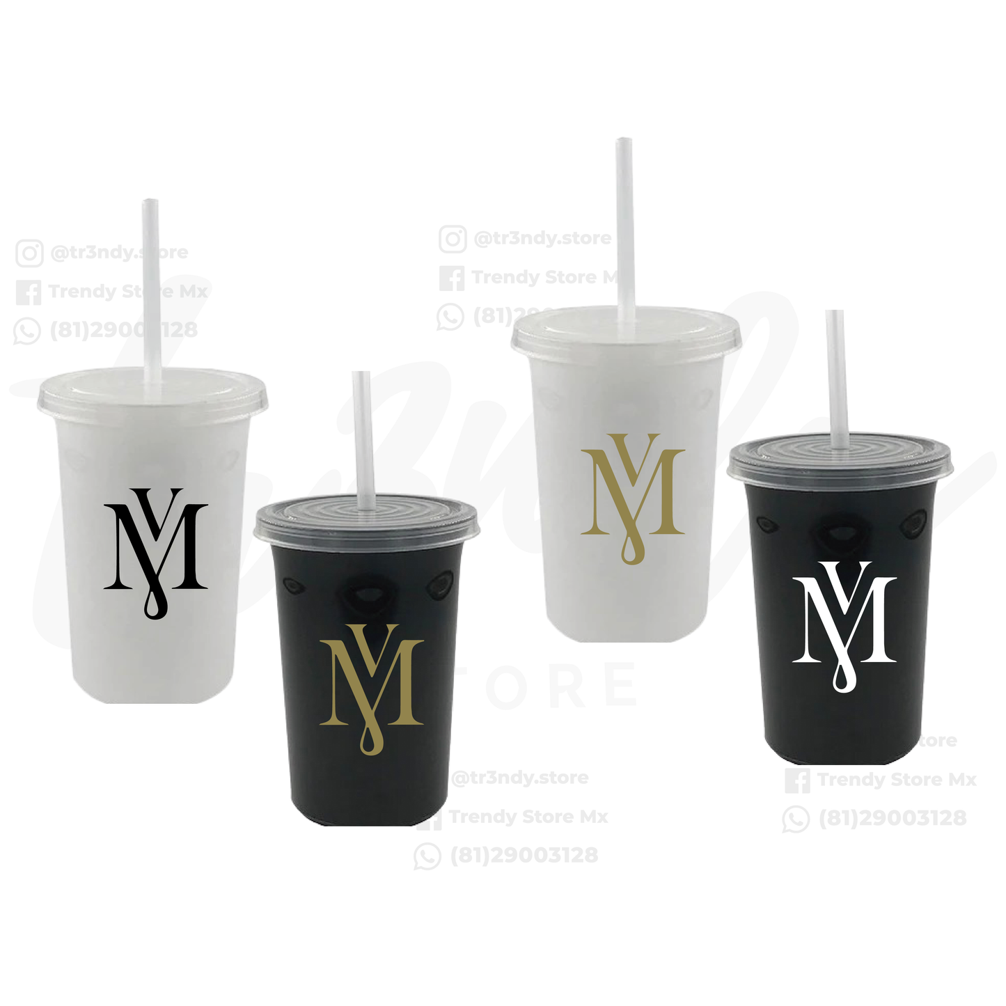Vasos Personalizados para Boda 16 oz – Invitados | Tr3ndy Store